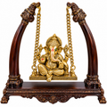 Premium Brass Ganesh Ji Jhula | Pure Brass Lord Ganesha Swing Idol