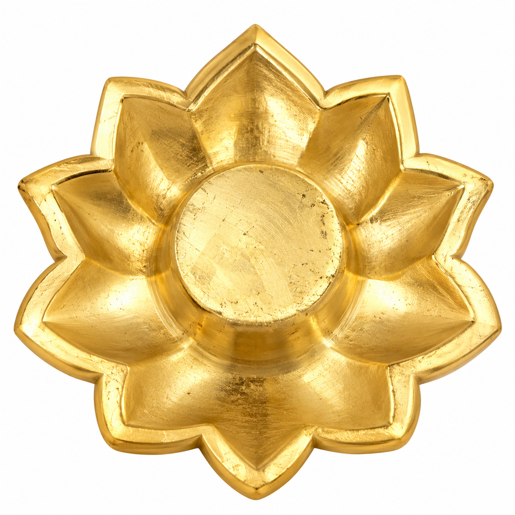 Premium Brass Lotus Diya