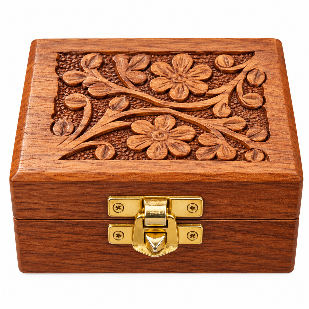 Premium Handcrafted Wooden Jewelry Box |
