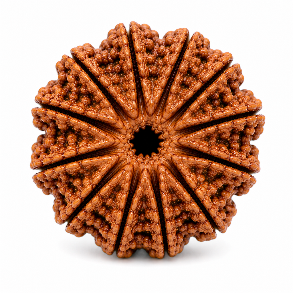 Authentic Style 13 Mukhi Rudraksha | Terah Mukhi Rudraksha Bead for Puja & Meditation