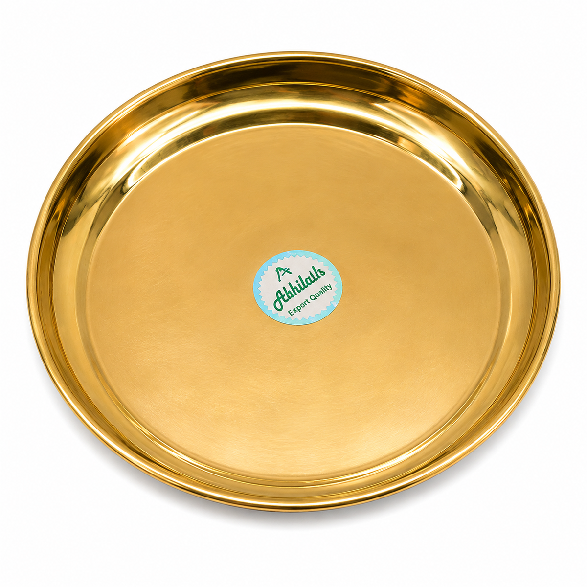 (Traditional Brass Thali)