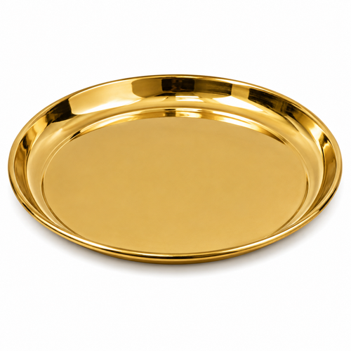 (Traditional Brass Thali)