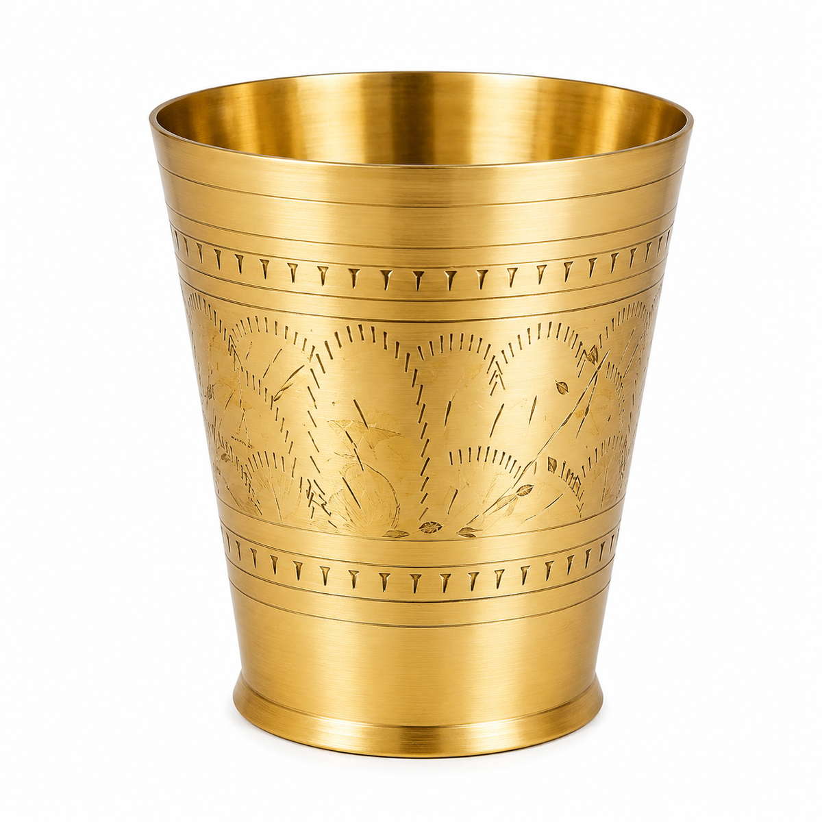 Handcrafted Solid Brass Designer Glass