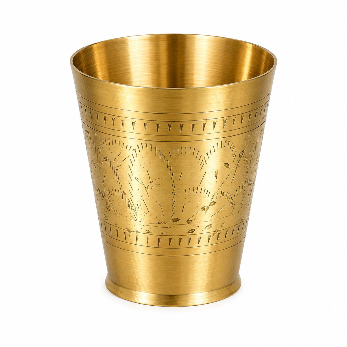 Handcrafted Solid Brass Designer Glass
