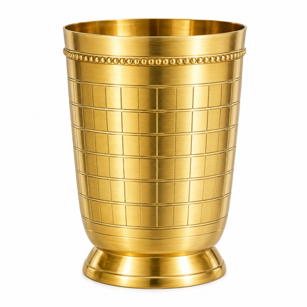 Handcrafted Solid Brass Designer Glass
