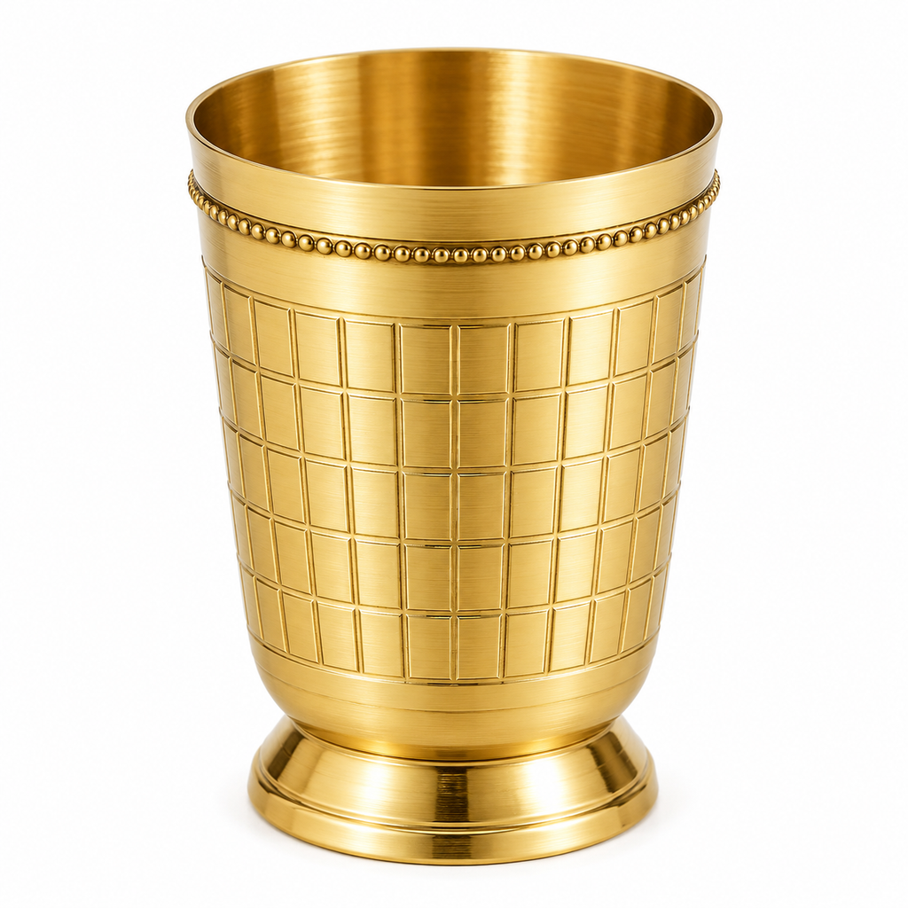Handcrafted Solid Brass Designer Glass