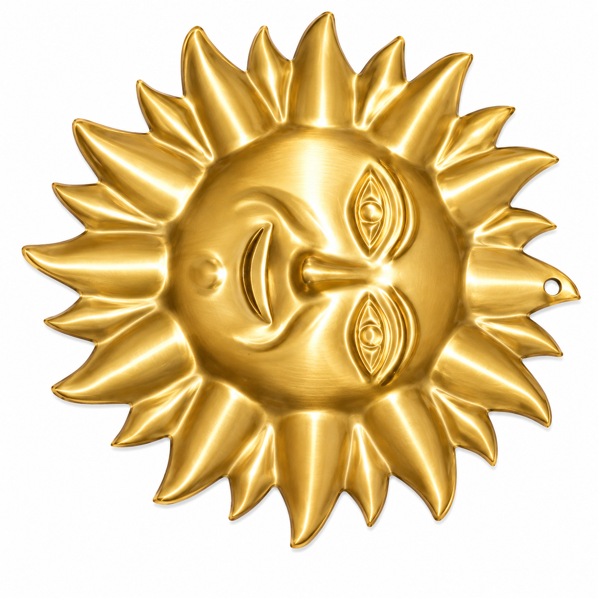 Premium Copper Sun Face Wall Decor