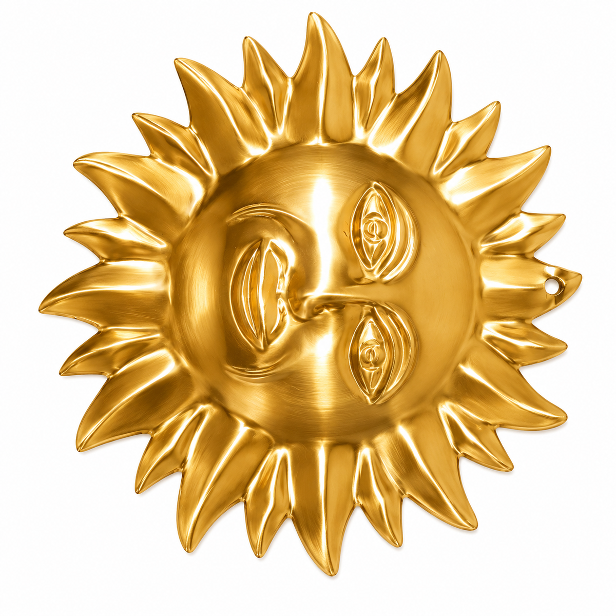 Premium Copper Sun Face Wall Decor