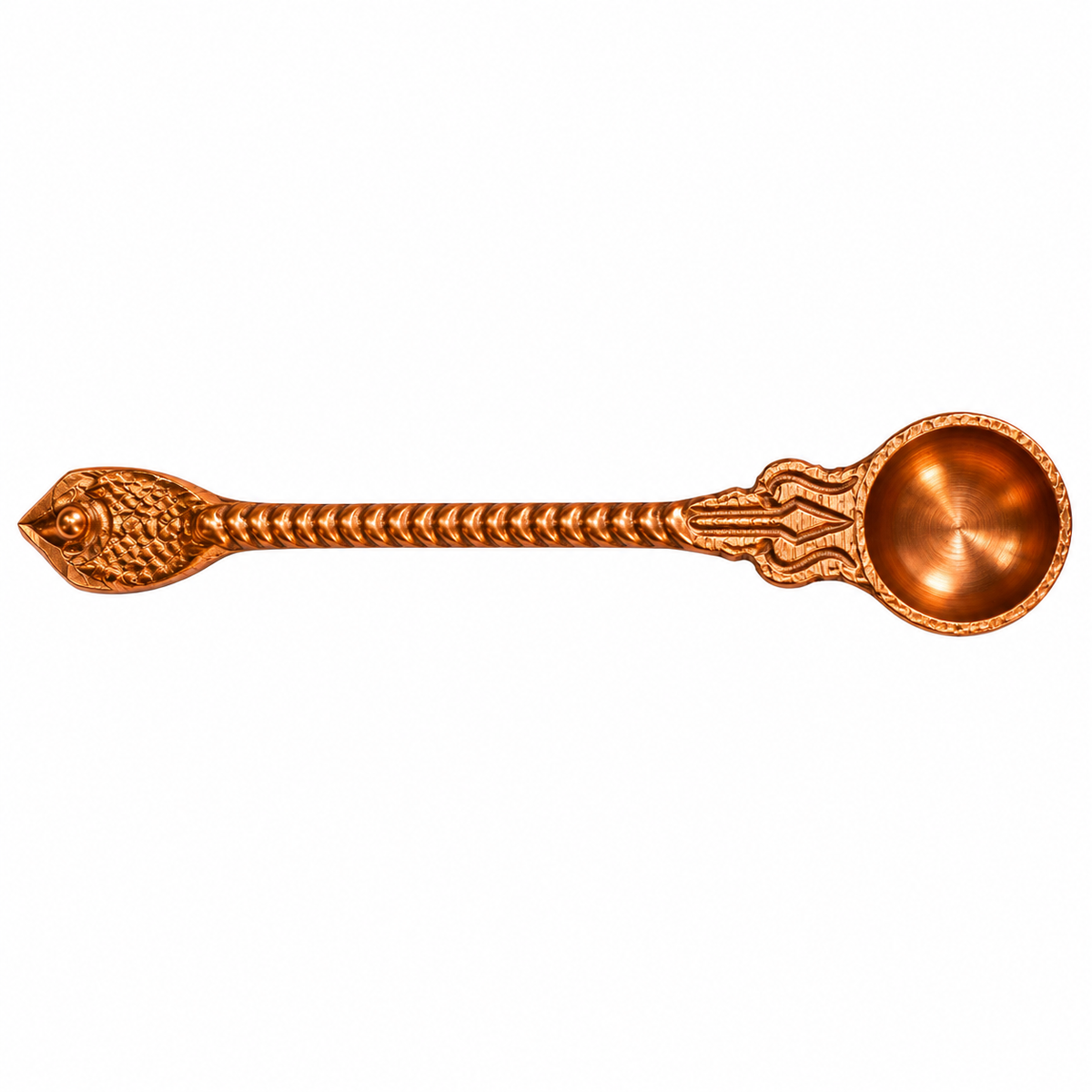 Premium Copper Achmani Spoon for Pooja & Rituals