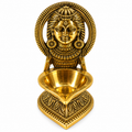 Premium Brass Goddess Lakshmi Diya for Home Temple