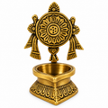 Premium Brass Akhand Diya Stand for Home Temple