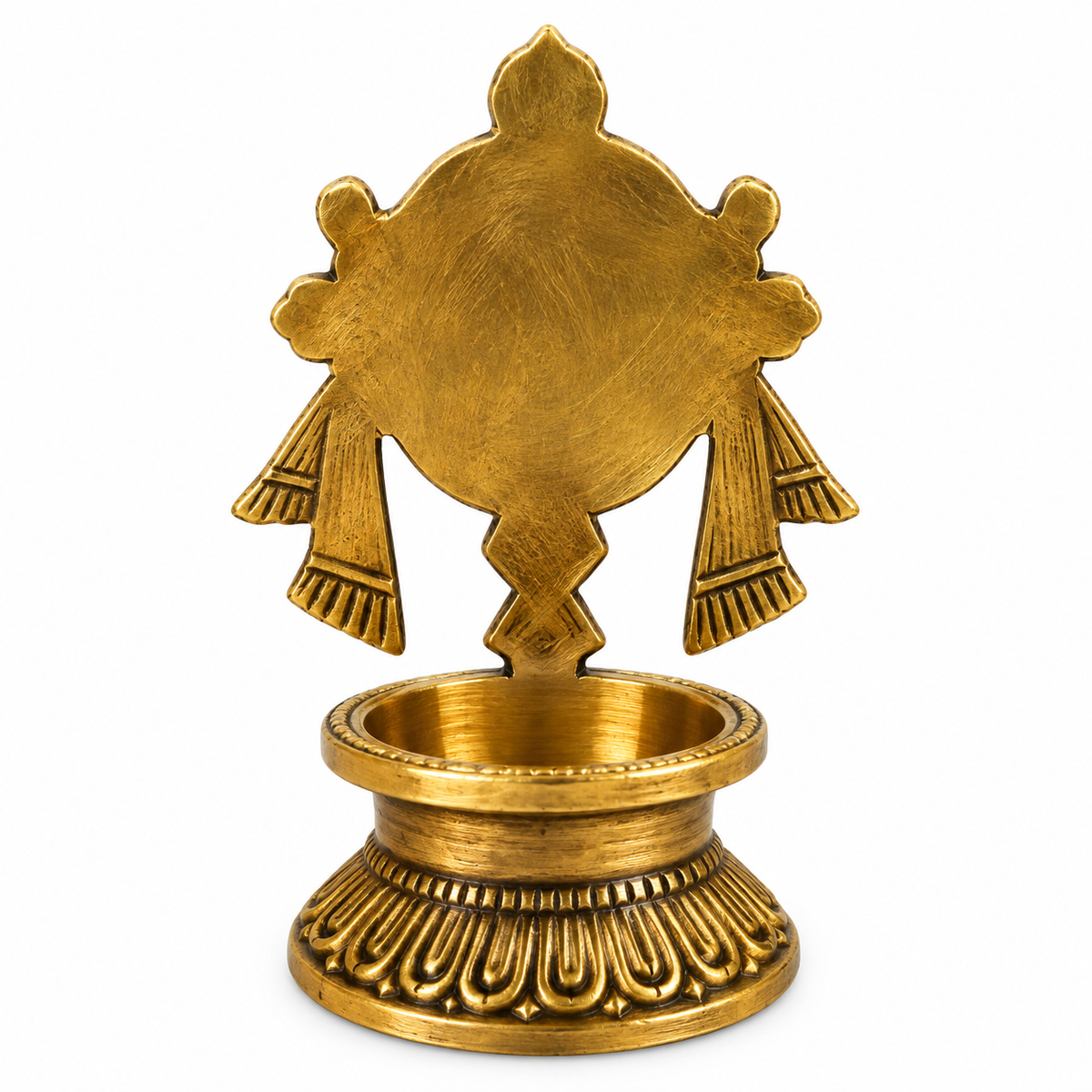 Premium Brass Akhand Diya Stand for Home Temple