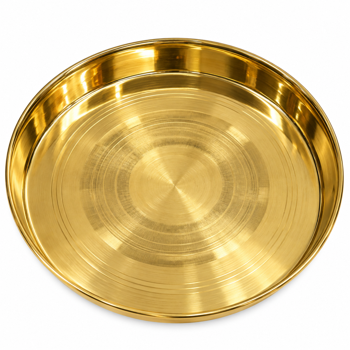 Premium Handcrafted Brass Pooja Plate