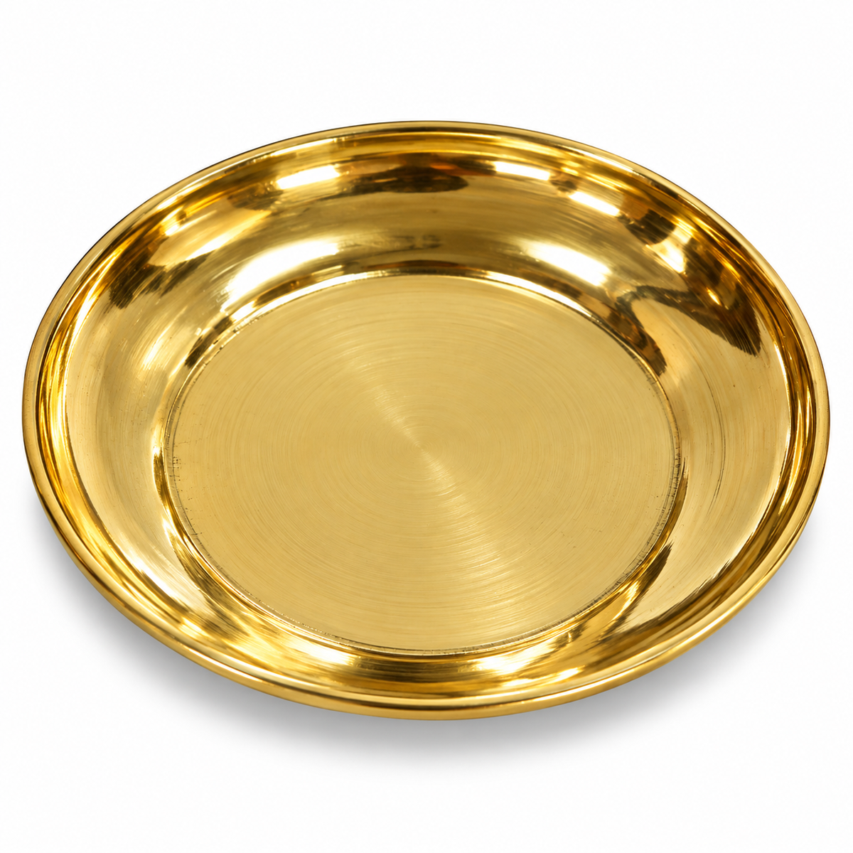 Premium Handcrafted Brass Pooja Plate