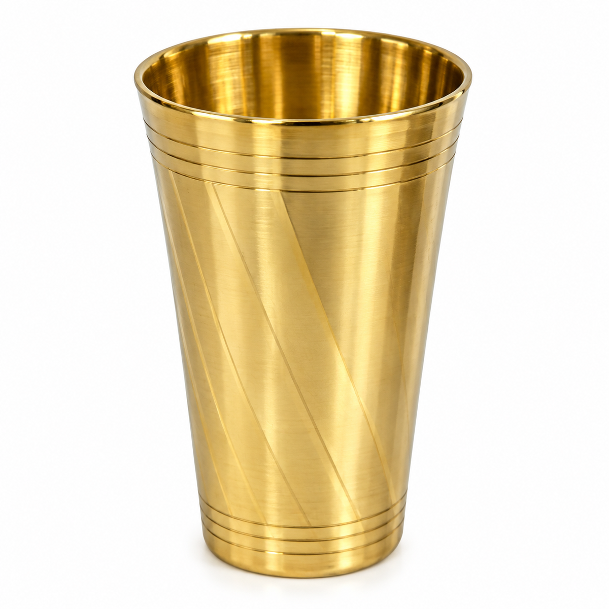 Classic Pure Brass Drinking Glass