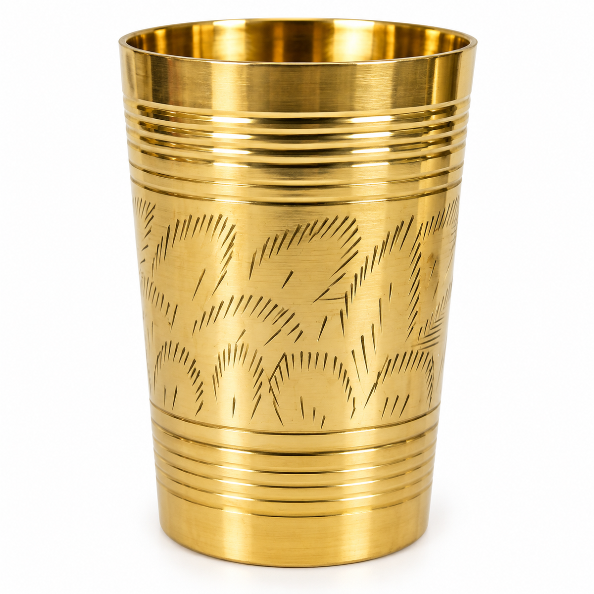 Premium Handcrafted Brass Tumbler