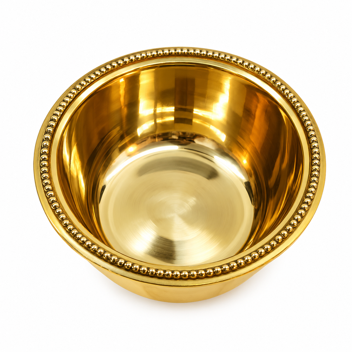 Handcrafted Brass Pooja Bowl | Traditional Brass Katori for Temple & Rituals