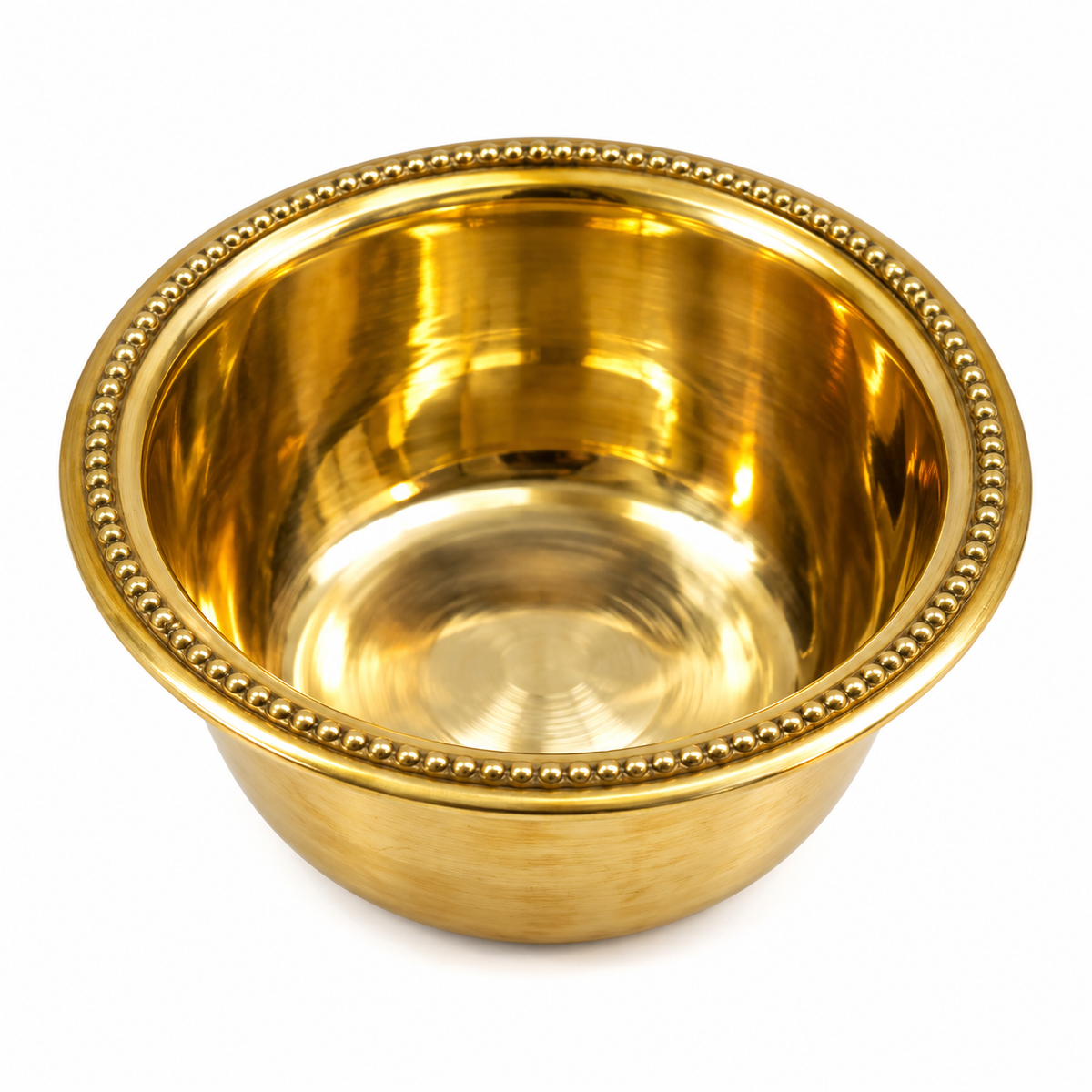Handcrafted Brass Pooja Bowl | Traditional Brass Katori for Temple & Rituals