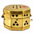 Handcrafted Brass Dhoop Dani with Lid | Traditional Camphor & Loban Burner