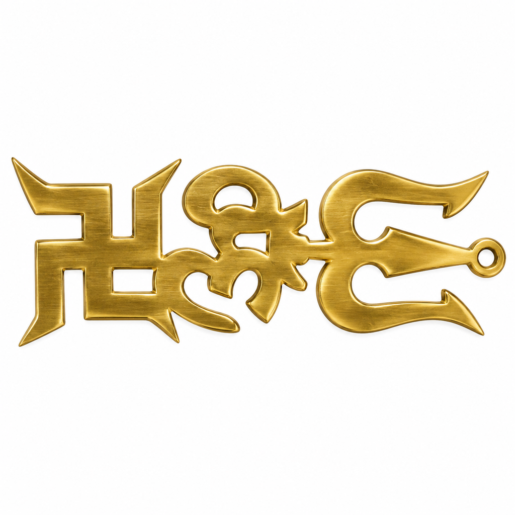 Brass Trishul Wall Hanging