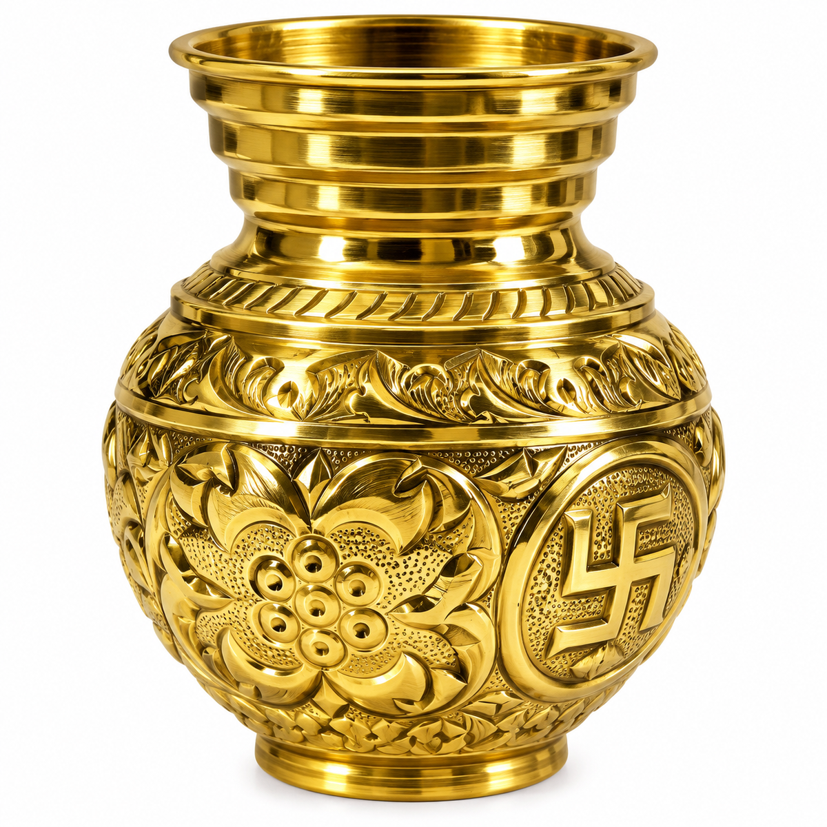 Premium Brass Storage Container With Lid
