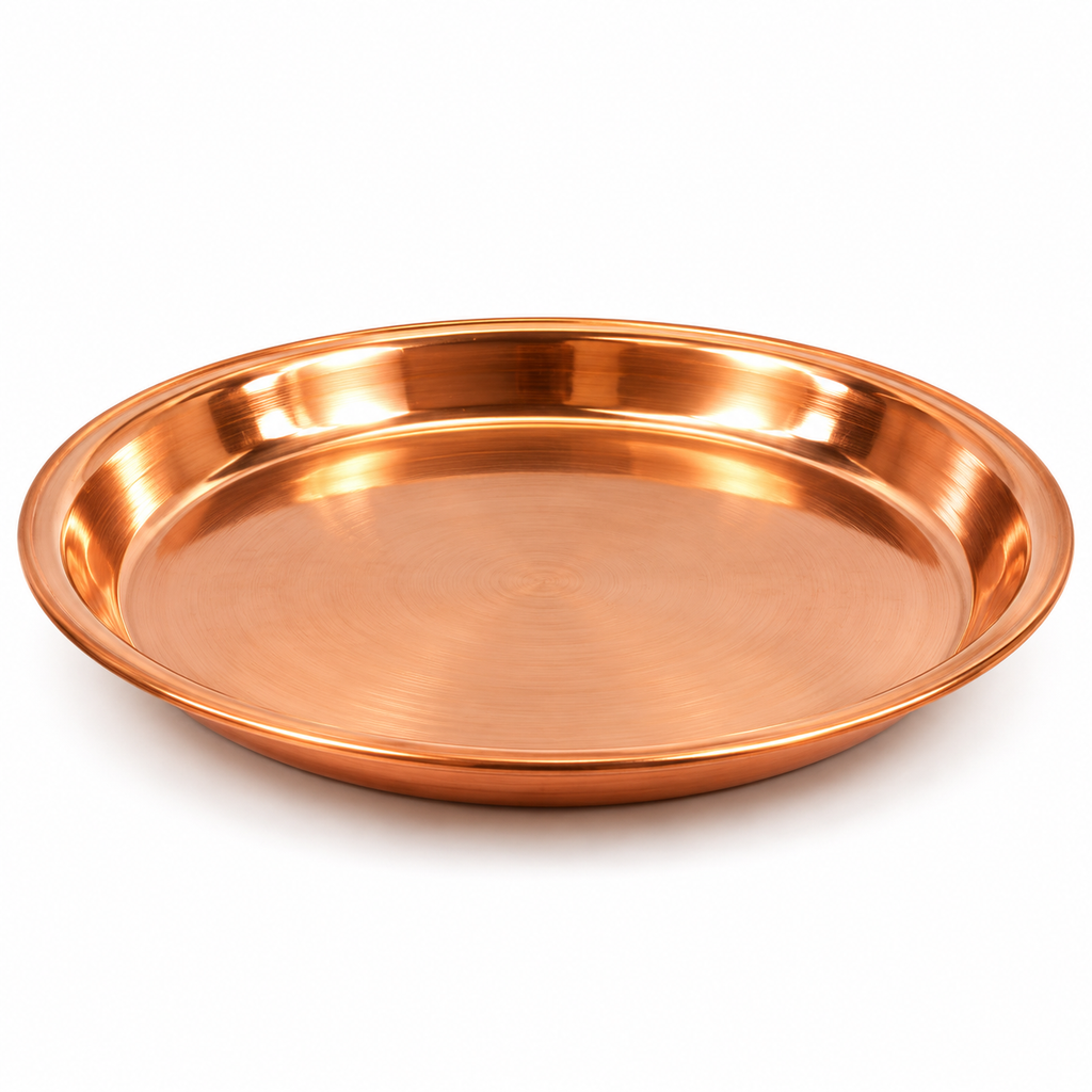 Premium Brass Pooja Thali Plate