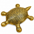 Antique Brass Tortoise Turtle Statue | Vastu Decorative Showpiece for Home & Office