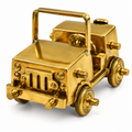 Premium Brass Open-Jeep Collectible Miniature Toy / Table Decor
