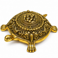 Decorative Antique Brass Tortoise Idol / Vastu Kachua Feng Shui Decor