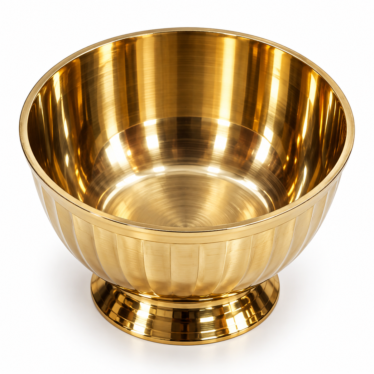 Premium Brass Decorative Bowl with Engraved Patterns | Traditional Brass Katori for Puja & Home Decor