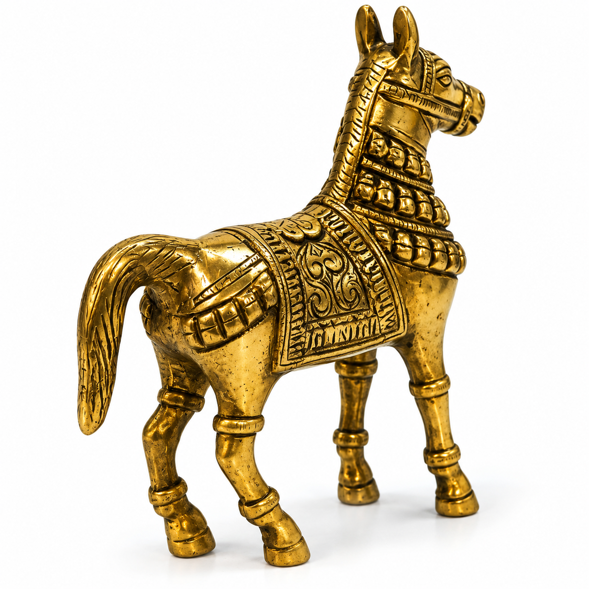 Premium Handcrafted Brass Horse Statue for Home Decor