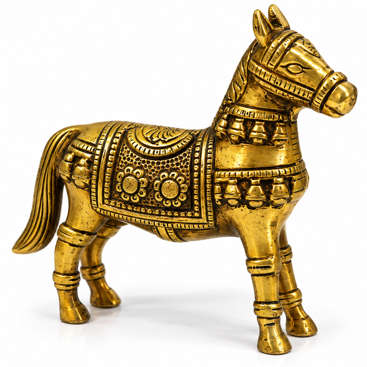 Premium Handcrafted Brass Horse Statue for Home Decor
