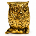 Premium Handcrafted Brass Owl Showpiece