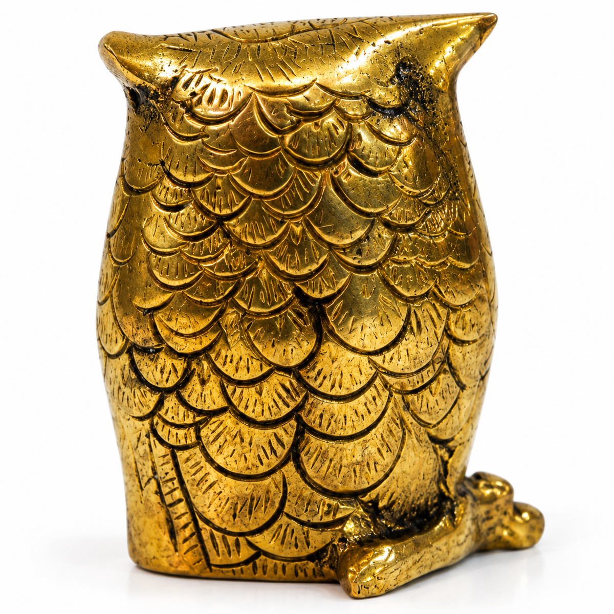 Premium Handcrafted Brass Owl Showpiece