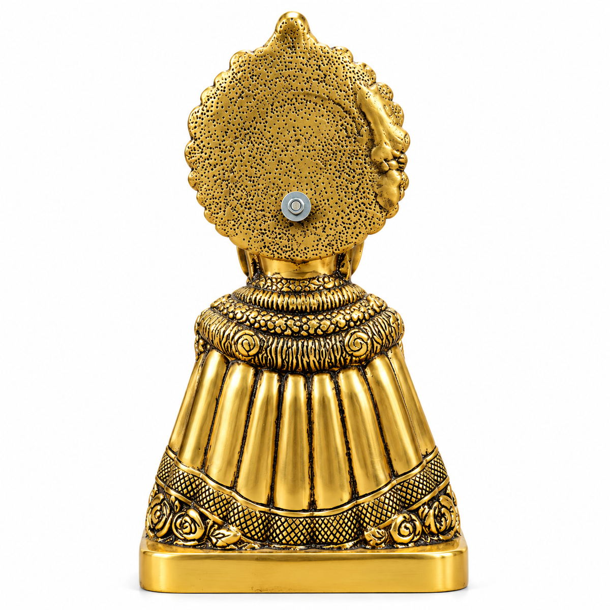 Brass Khatu Shyam Ji Idol | Shyam Baba Murti for Pooja, Home Temple & Religious Gift