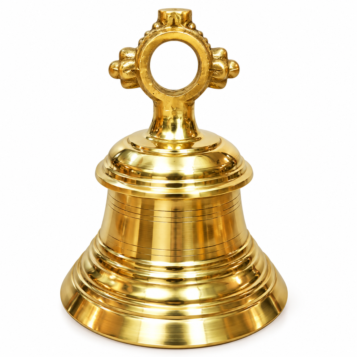 Premium Brass Temple Bell | Traditional Pooja Ghanti | Hanging Mandir Bell