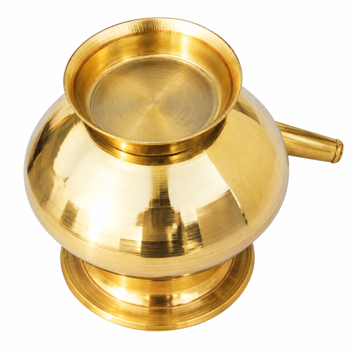 Pure Brass Jal Neti Pot / Pooja Jal Patra with Spout