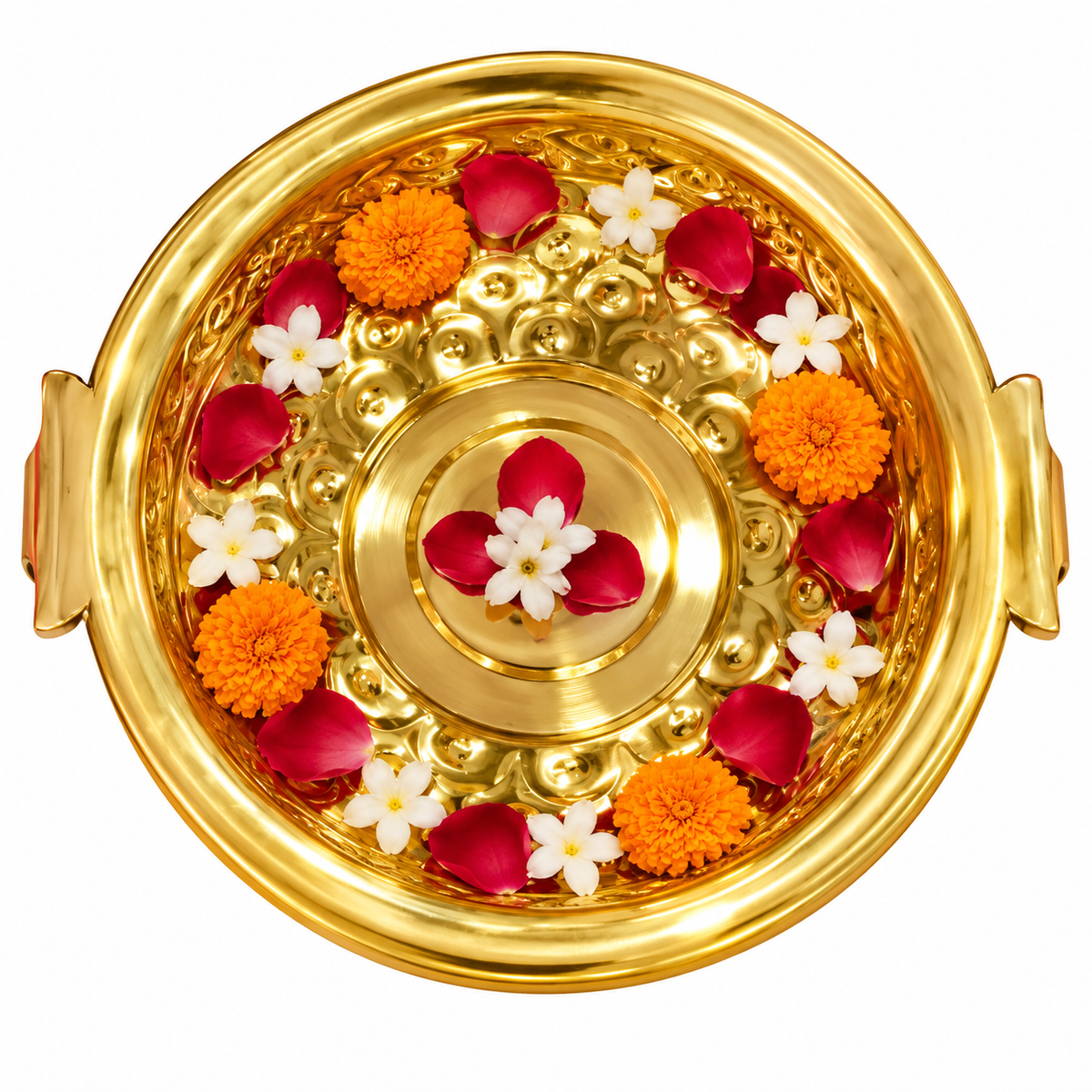 Brass Flower Urli Diwali Gifting Item