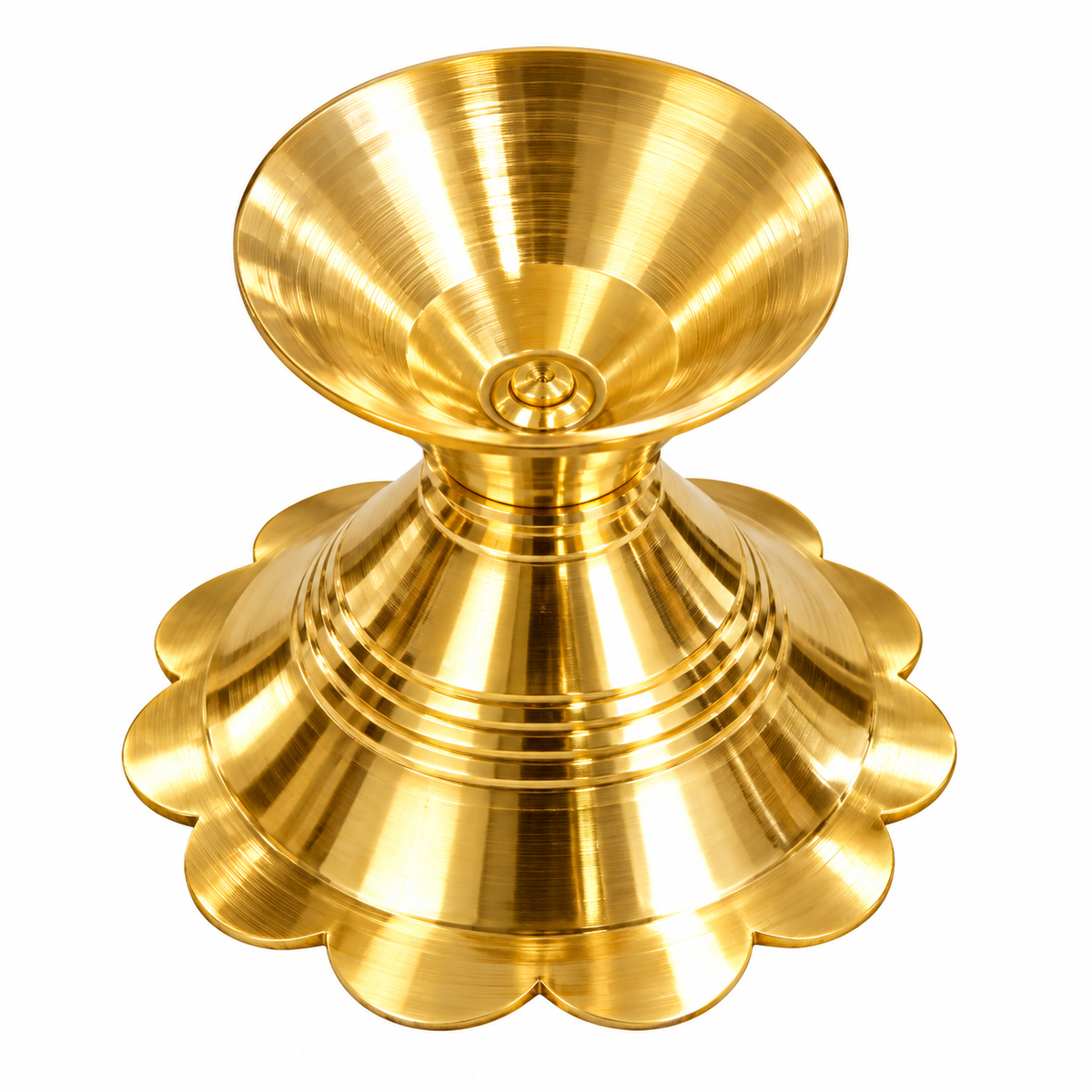 Premium Brass Lotus Diya Stand