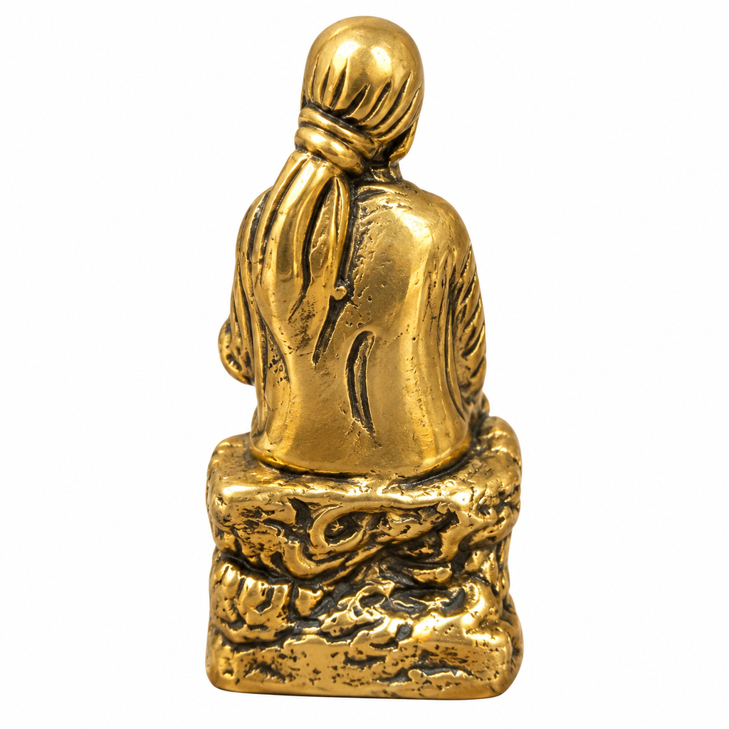 Brass Sai Baba Idol | Shirdi Sai Baba Murti for Home Temple & Pooja