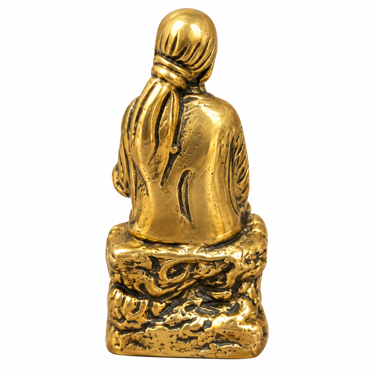 Brass Sai Baba Idol | Shirdi Sai Baba Murti for Home Temple & Pooja