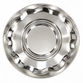 Title: Stainless Steel Designer Round Plate