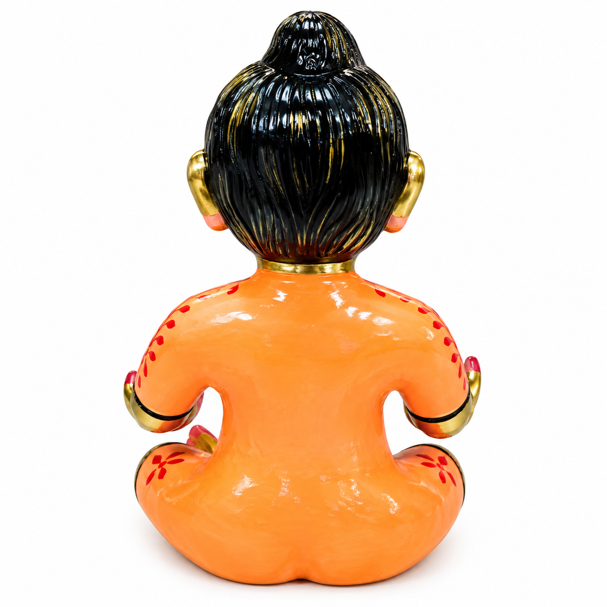 Hand Painted Brass Bal Gopal Idol