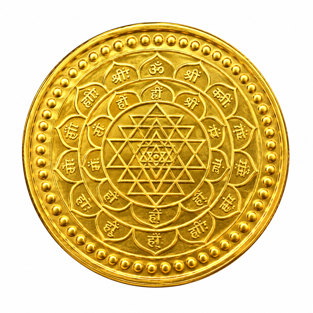 Lakshmi Ganesh Religious Coin for Puja, Diwali & Gifting