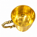 Premium Brass Cup with Designer Handle |