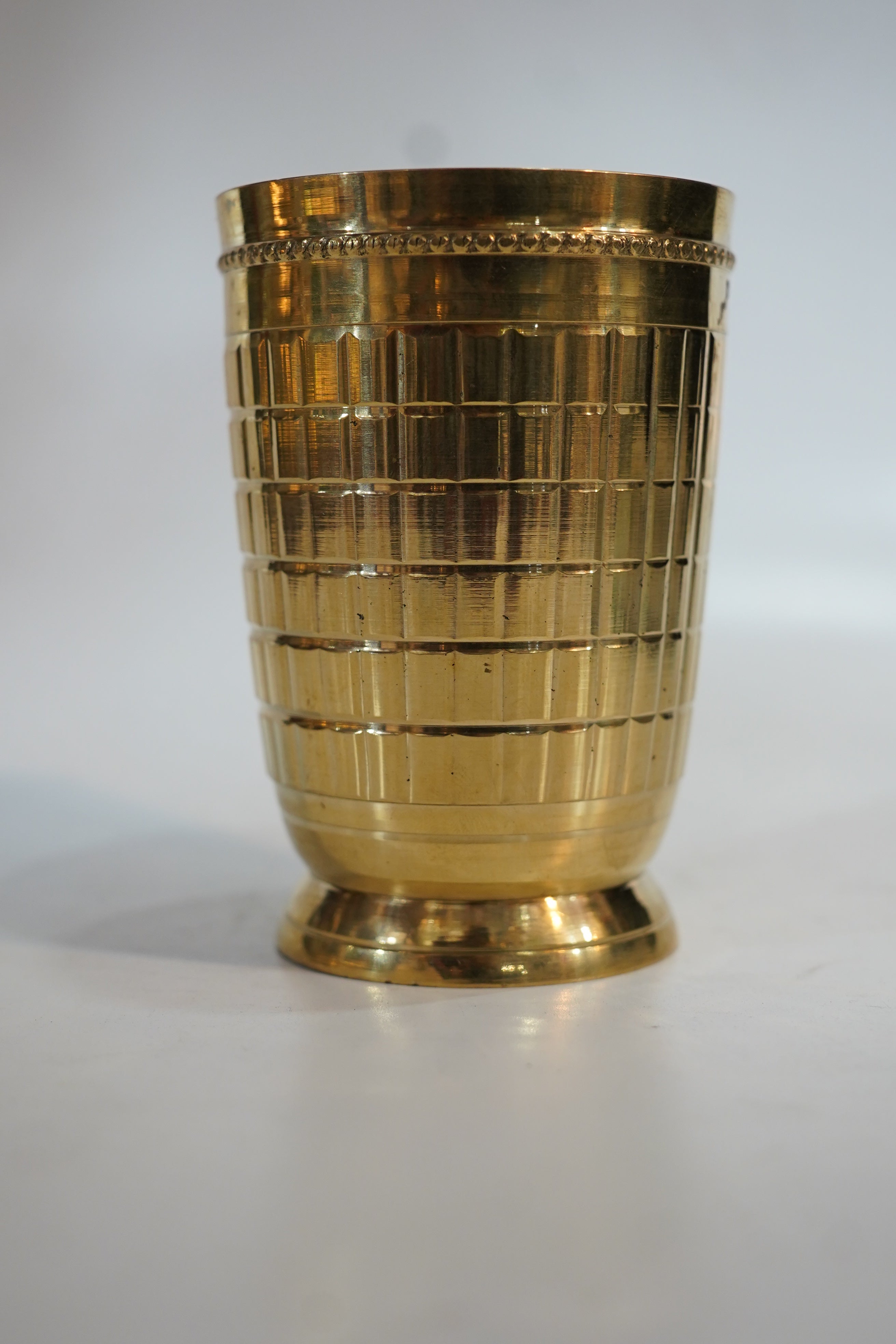 Handcrafted Solid Brass Designer Glass