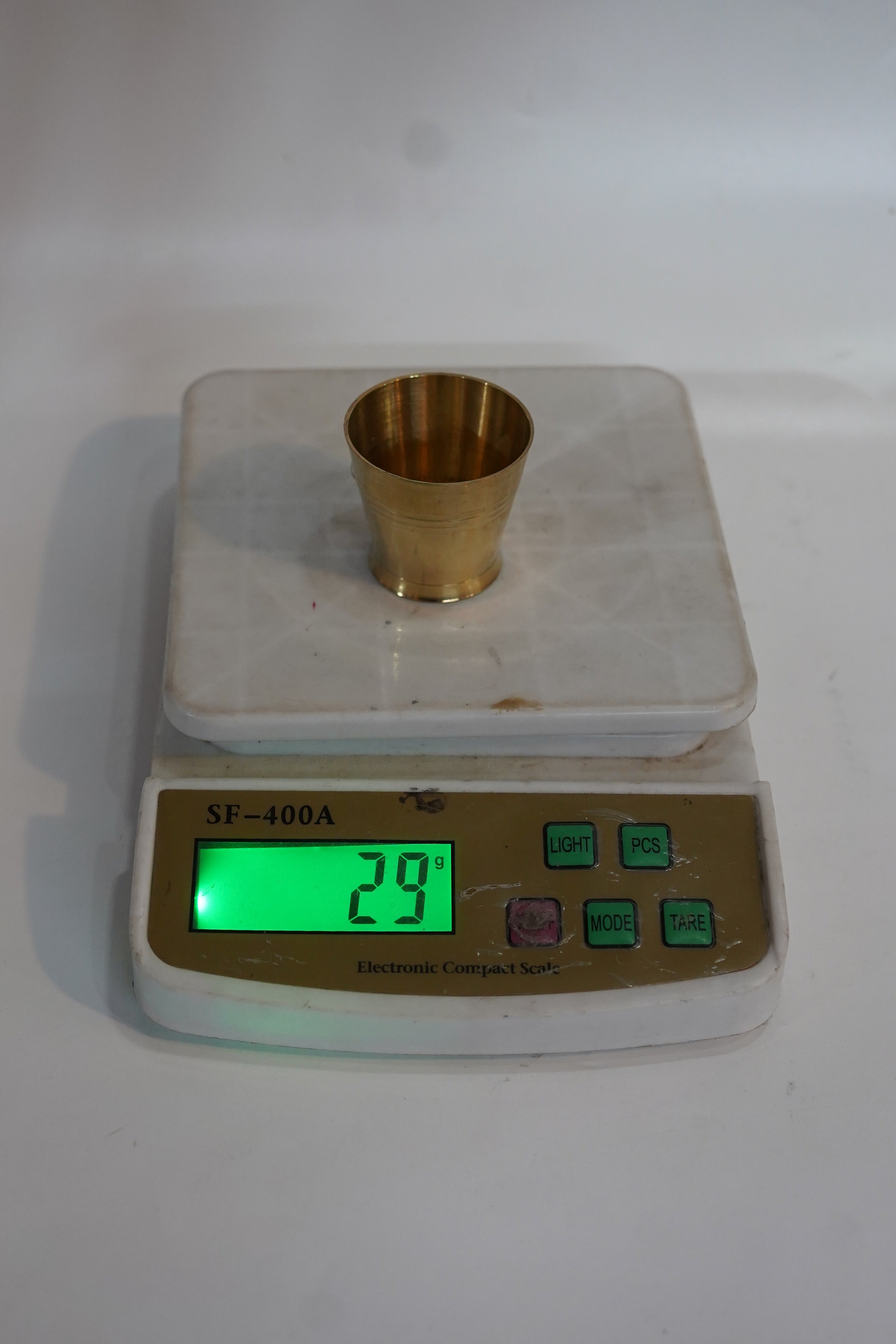Traditional Brass Shot Glass Pack Of 6