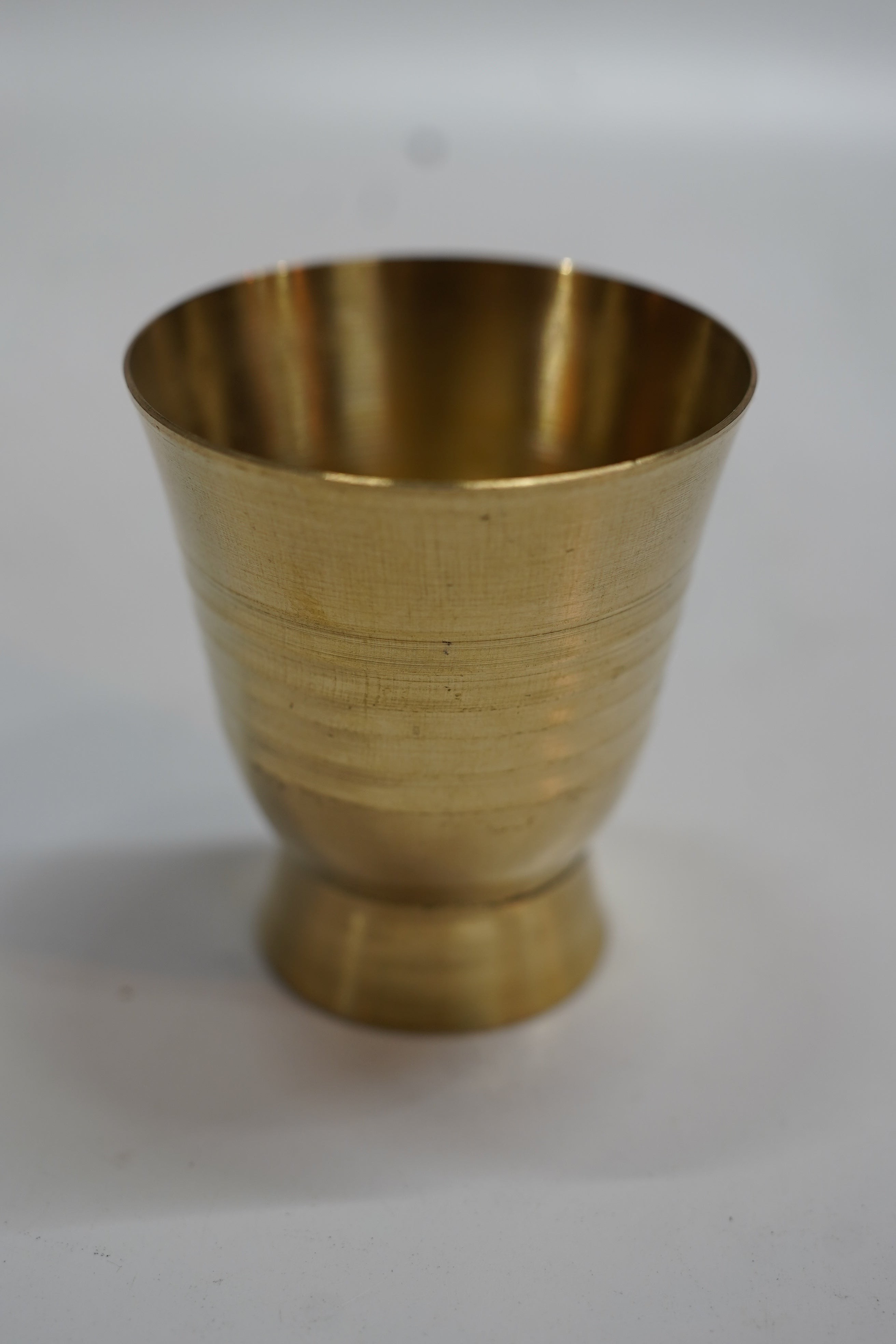 Handcrafted Brass Shot Glass Set (Pack of 6)