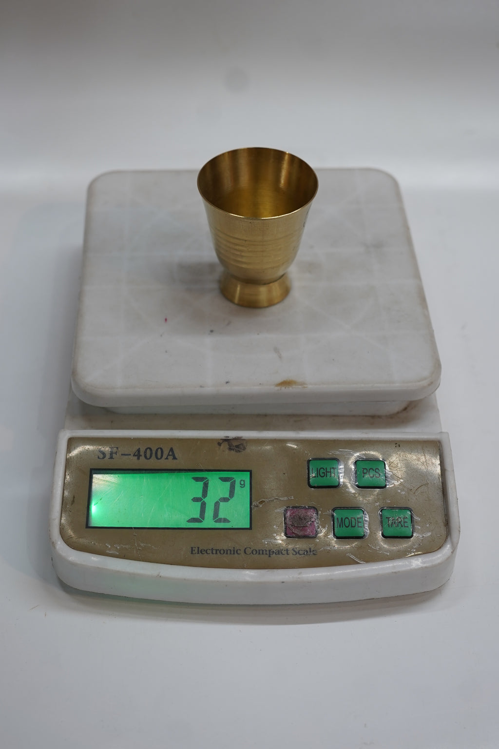 Handcrafted Brass Shot Glass Set (Pack of 6)