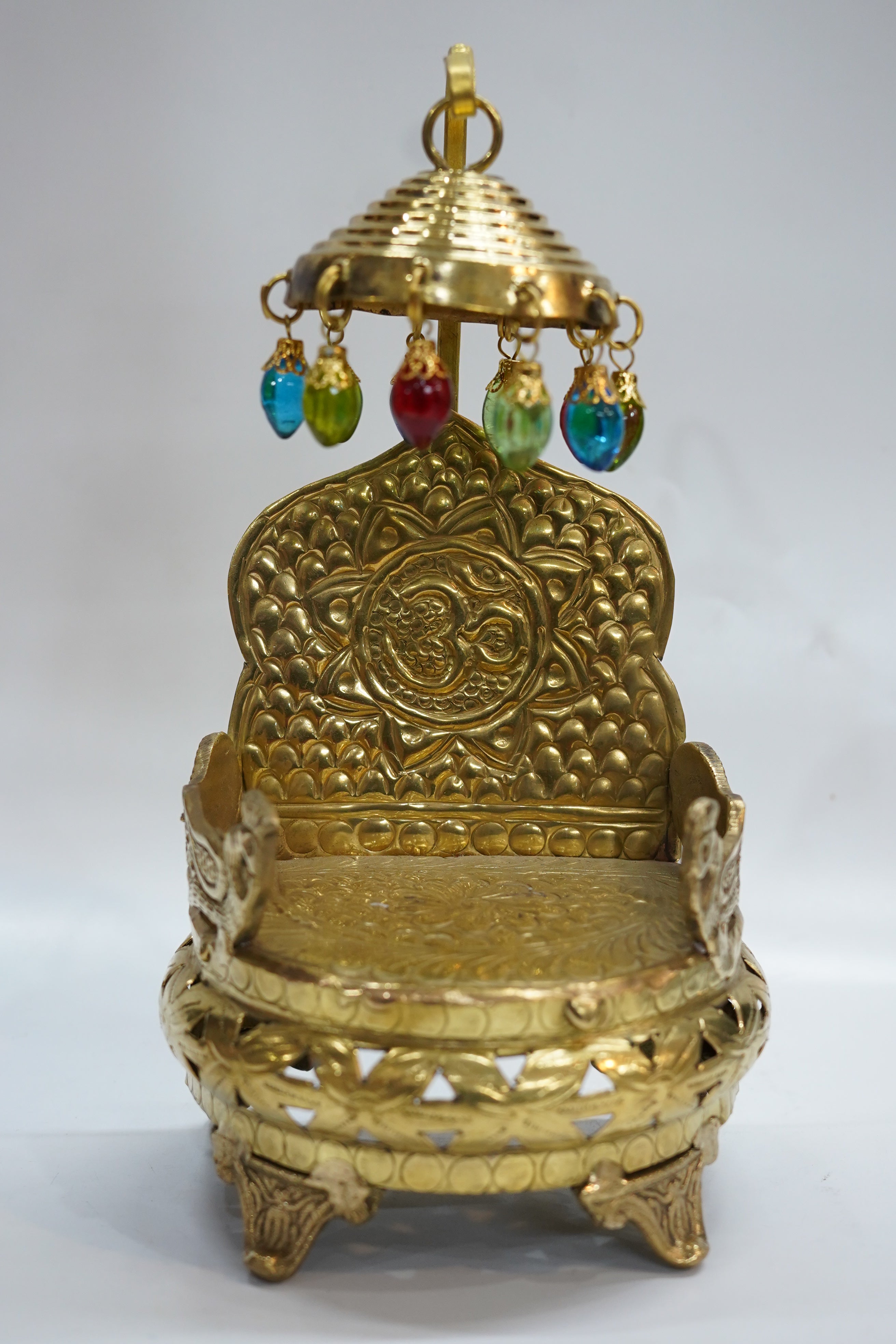 Handcrafted Brass Jhula for Laddu Gopal